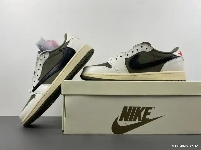 Rep 1 X SCOTT LOW TRAVIS AIR MEDIUM DM7866-200 OLIVE OG JORDAN 0612